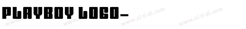 Playboy logo字体转换
